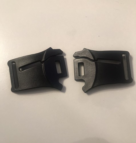 Silver cross side - , clips