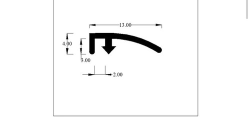 Caravan pvc door seal - caravan, by