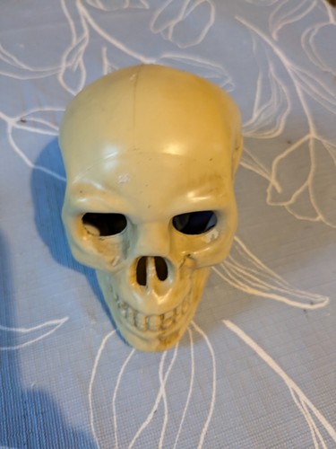 Plastic skull - plastic,