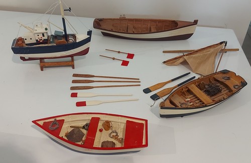 Vintage handmade wooden model - wooden,