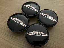 4PCS MINI JCW 3131171069 CENTRE CAPS 54MM JOHN COOPER WORKS R50 R52 R53