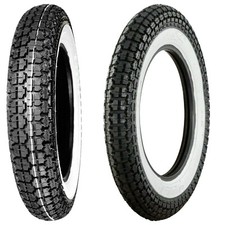 300-10 WHITEWALL SCOOTER TYRE FRONT OR REAR FITMENT LAMBRETTA VESPA TUBE TYPE