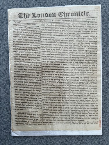 The london chronicle gibraltar - the,