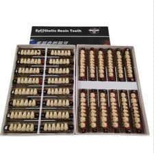 Dental Acrylic Resin Denture Teeth Upper Lower Full Set Shade Anterior Posterior