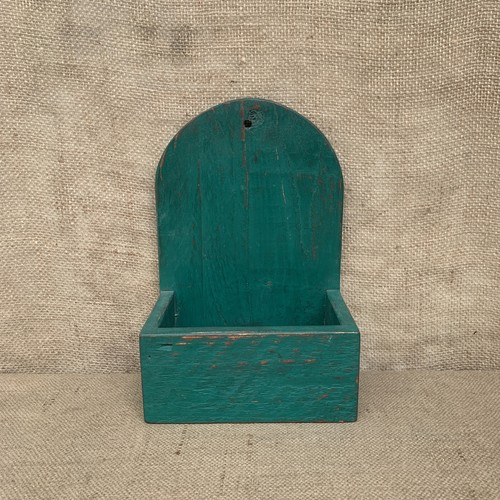 Rustic wall box worn dark - box,