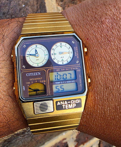 Vintage citizen ana digi temp - vintage, ana-digi