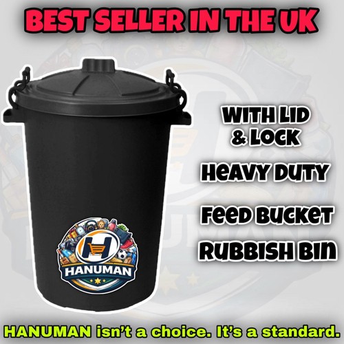 50l 85l 110l plastic black - 85l,
