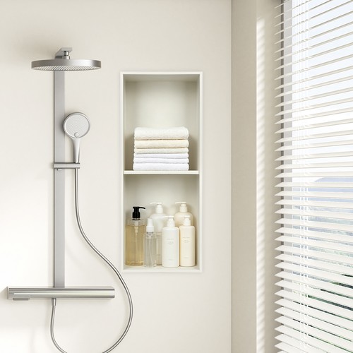 Wall inset niche shower - inset,