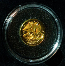 1/20 Angel 24ct Gold Coin 1995
