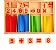 Kids Children Wooden Math