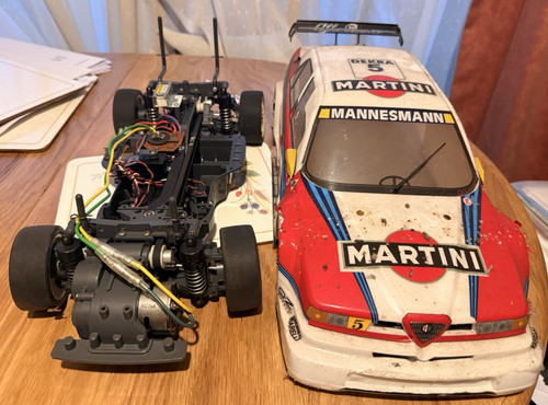 Tamiya martini alfa romeo 155 - tamiya,