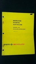 Sperry New Holland Model 791 Manure Spreader Service Parts Catalog Manual