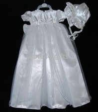 Baby Girls Ivory Satin