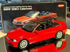 Kyosho 1/18 BMW 328i Serie 3 Cabriolet 1995 Rosso MINT With Box EXTREMELY RARE!