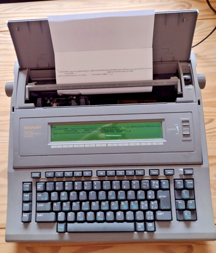 Vintage sharp w20 portable - ql-w20,