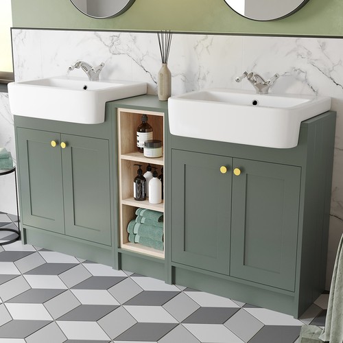 Traditional double vanity - traditional,
