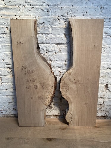 Waney edge live - oak, burr