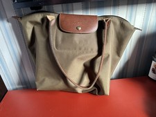 Longchamp le Pliage Medium Shoulder Bag Taupe, Fawn Brown, Beige