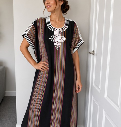 Womens moroccan gandoura - womens,