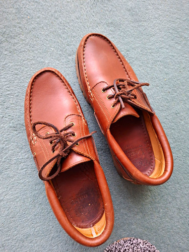 Loake men brown - leather, boat