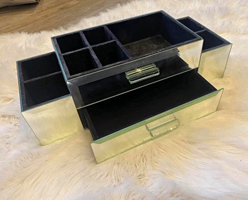 Star glass lined box - glass,