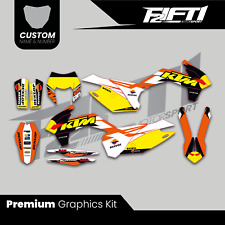 Mid Range Graphics Kit To Fit KTM 125 250 350 450 500 EXC EXC-F 2014 2015 2016 3