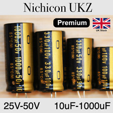Nichicon UKZ Premium [25V-100V] "Nichicon MUSE” [10uF-1000uF] Audio Capacitors