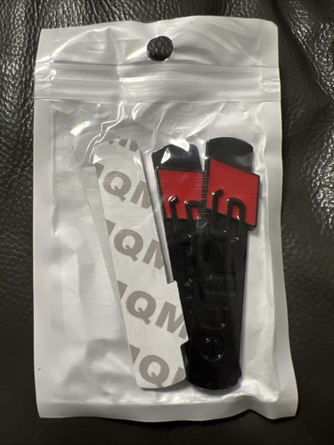 Black sline badge with - sline,