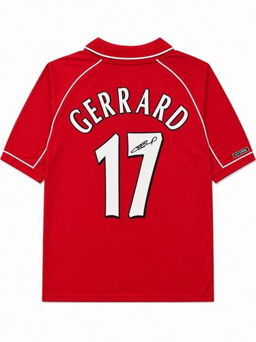 Gerrard signed shirt - gerrard, liverpool