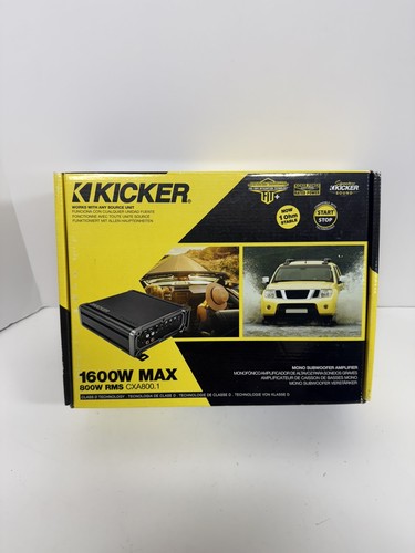 Kicker cxa800 mono subwoofer - cxa800.1,
