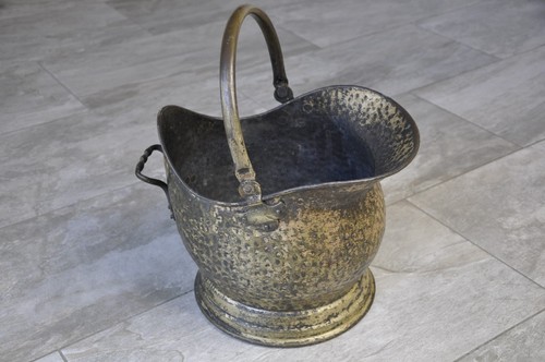 Vintage antique hammered brass - vintage,