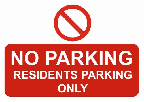 Parking residents - no,