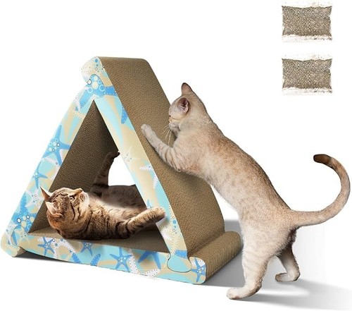 Foldable cat scratching board - cat,