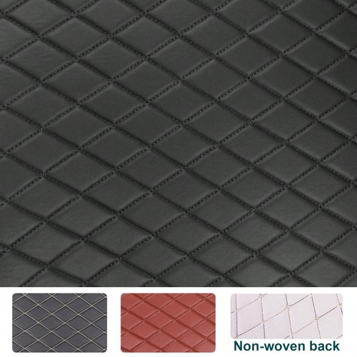 Black faux leather fabric - leather, with