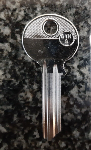 Yale silver metal head - , key