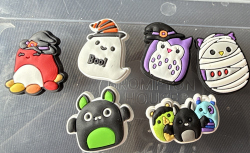Halloween croc charm - 6, set