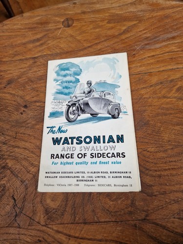 Watsonian sidecar original - watsonian,