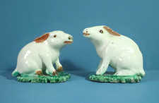 Antique Pair of Majolica