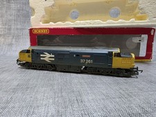 Hornby OO Gauge R2439 - BR Blue 'Caithness' 37261 Diesel Locomotive - Weathered