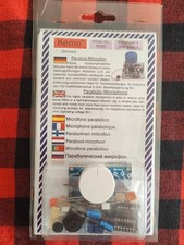 Parabolic microphone soldering - microphone,