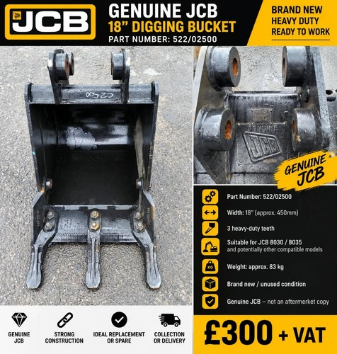Genuine jcb 450mm digging - 18",