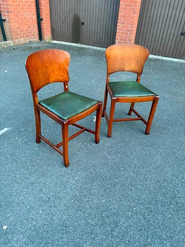 Art deco 1930s walnut - 1930s, chairs