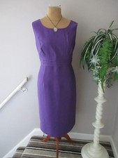 JACQUES VERT PURPLE DRESS SIZE