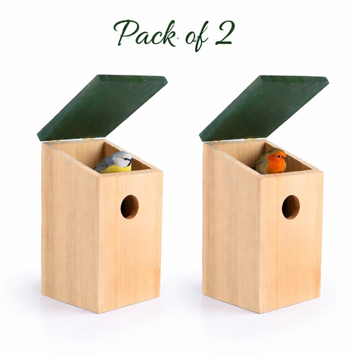 Wooden garden bird - wooden,