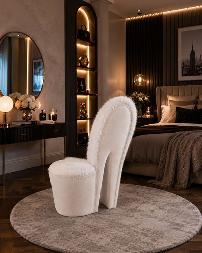 Luxury white fur - luxury, cream