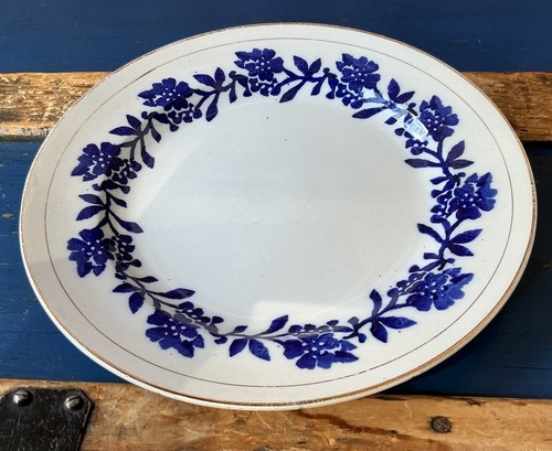 Antique indigo floral - antique,