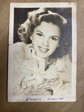 JUDY GARLAND MGM Studio Signed