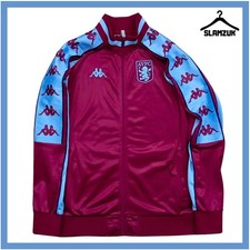 Aston Villa Football Jacket Kappa Large Training Kit Track Top 2019 2020 GZ5