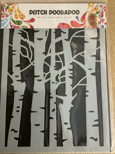 Tree trunk stencil - stencil, paper