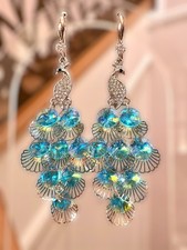 Blue Iridescent Peacock